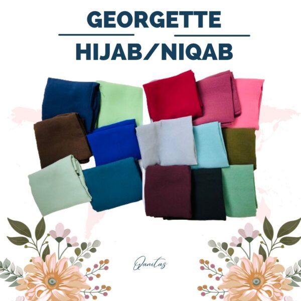 Georgette Hijab Niqab Set