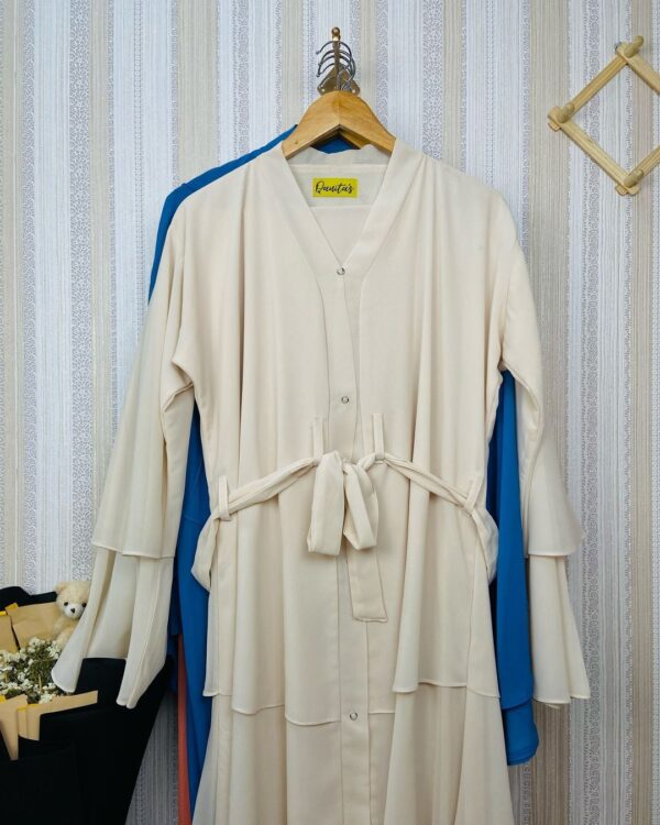 Creme Flair Abaya