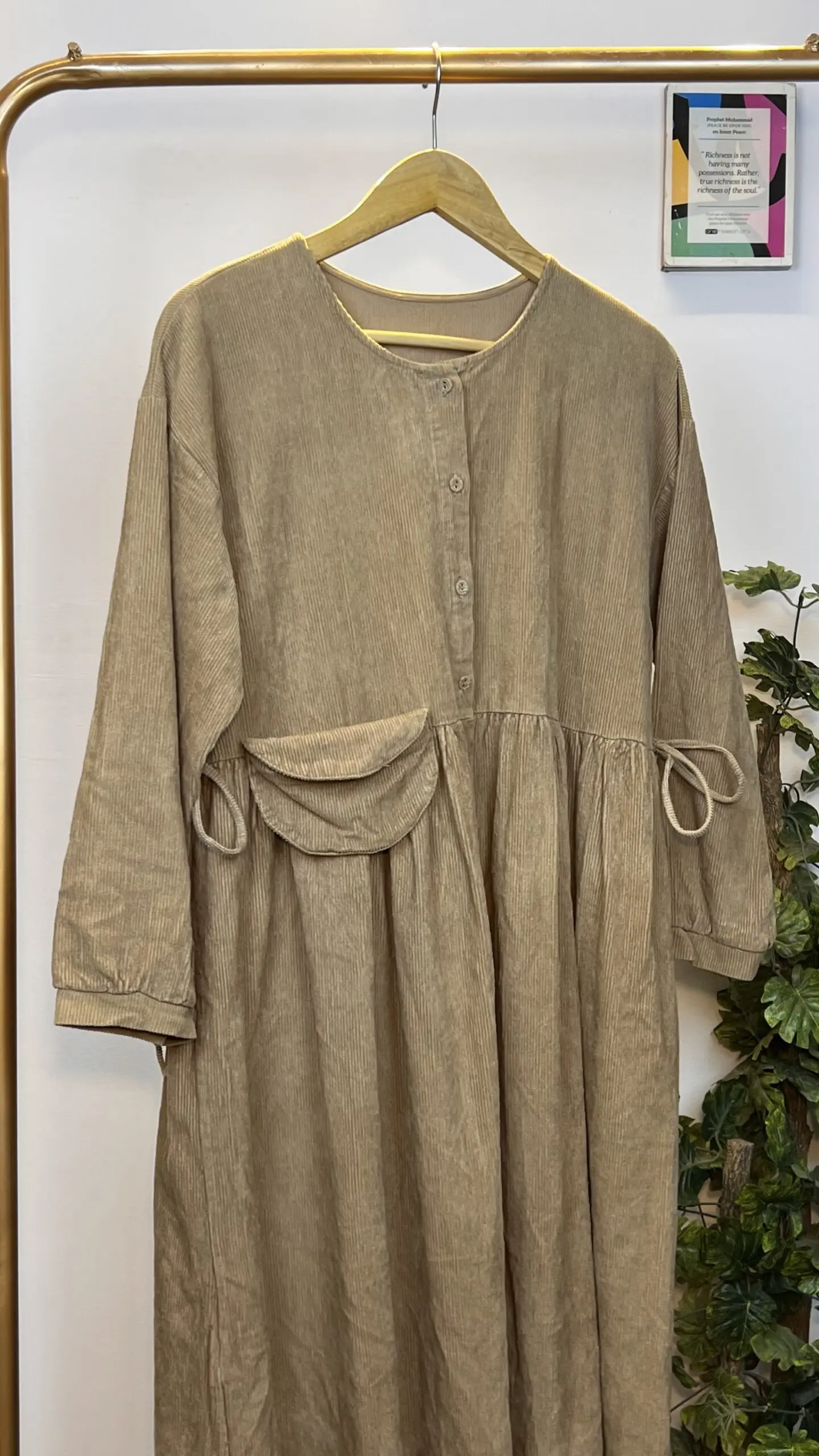 Qanitas Soft Corduroy Frock