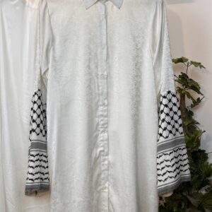 Qanitas Palestine-Inspired Long Shirt & Skirt Set