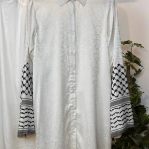 Qanitas Palestine-Inspired Long Shirt & Skirt Set